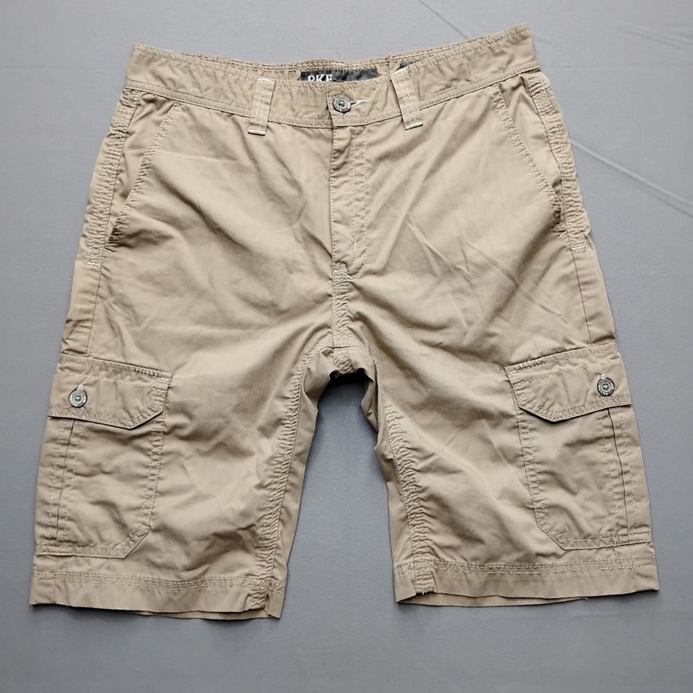 BKE Anthem Standard Fit Cargo Shorts Mens 34 Dark Khaki Brown 26770AM